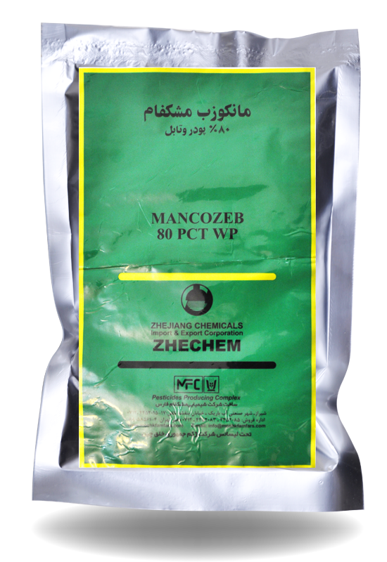مانکوزب پودر وتابل ، قارچ کش با اثر حفاظتی و درمانی برای کنترل طیف وسیع از بیماری های گیاهیMancozeb80%WP